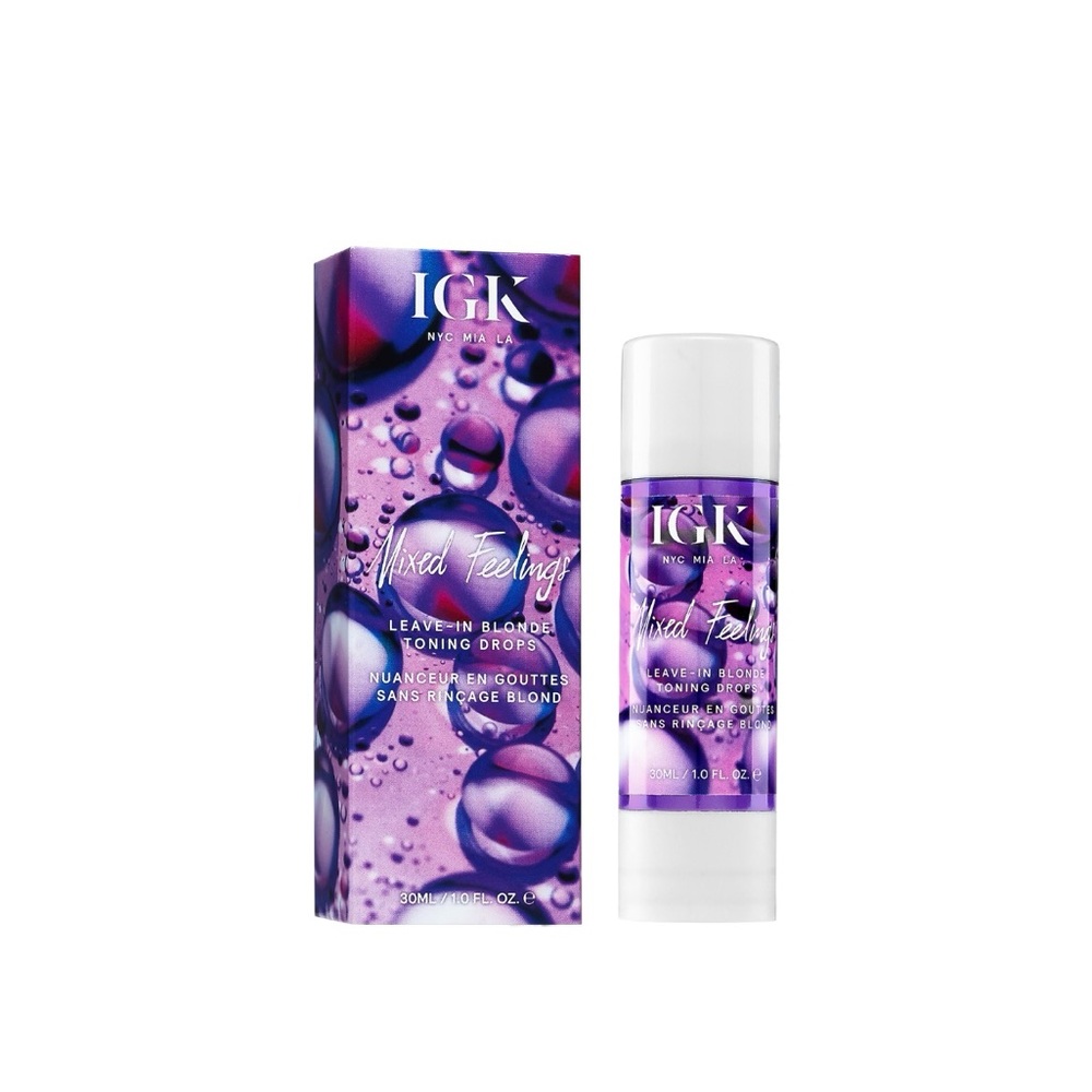 IGK Mixed Feelings Leave-In Blonde Toning Drops
